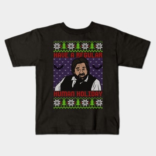 Regular Human Holiday Kids T-Shirt